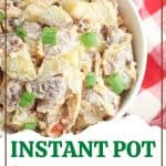 When you need a side salad for burgers, hot dogs, and even grilled chicken, prepare this Instant Pot Baked Potato Salad. It is easy to make and absolutely flavorful.