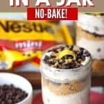 Cannoli Cheesecake Jars pin