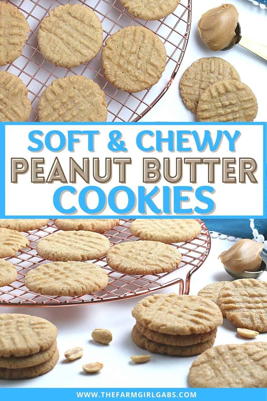 Easy Peanut Butter Cookies - The Farm Girl Gabs®