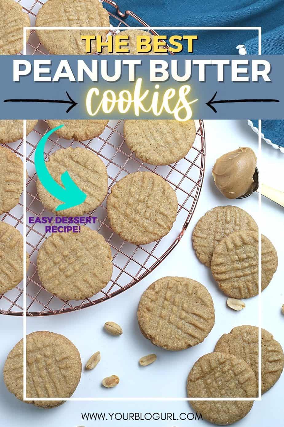 Easy Peanut Butter Cookies - The Farm Girl Gabs®