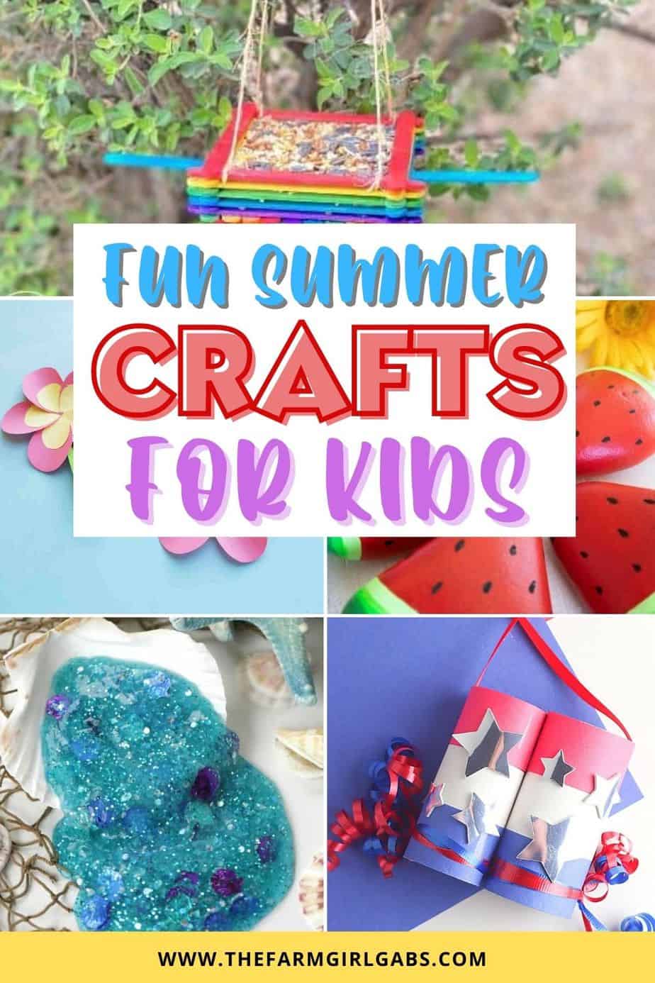 Summer Kids Crafts - The Farm Girl Gabs®