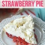 This Classic Strawberry Pie is the perfect recipe for those Jersey Fresh Strawberries you just picked from your local farmers market or garden.