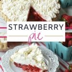 This Classic Strawberry Pie is the perfect recipe for those Jersey Fresh Strawberries you just picked from your local farmers market or garden.