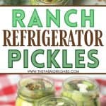 If you are a fan of ranch dressing, try making ranch pickles. Refrigerator ranch pickles aren't a "new recipe" but have gained a lot of popularity lately thanks to TikTok. This eas refrigerator pickle recipe will be a hit.