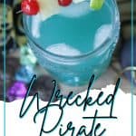 Wrecked Pirate summer cocktail pin