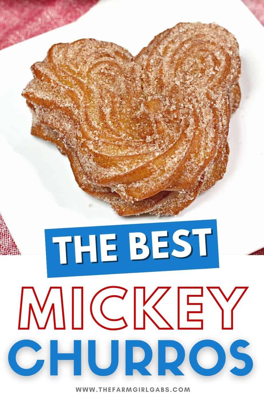 Mickey Mouse Churros - The Farm Girl Gabs®