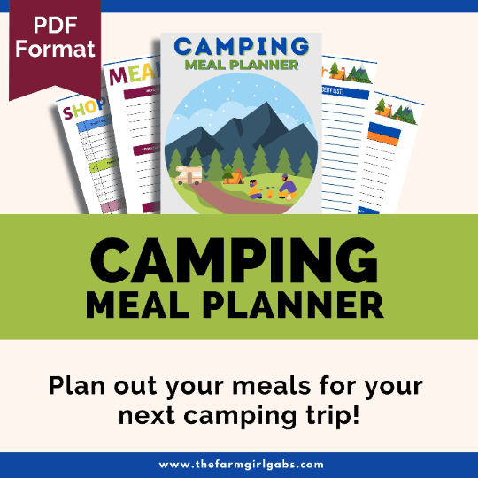 Camping meal planner