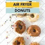 Homemade Donuts are a delicious breakfast treat or snack! Quick to make and healthier than cooking them in oil, 5 Minute Air Fryer Donuts can be customized with different flavored glazes. This is an easy air-fryer dessert recipe.
