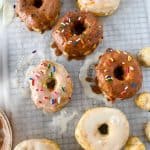 Homemade Donuts are a delicious breakfast treat or snack! Quick to make and healthier than cooking them in oil, 5 Minute Air Fryer Donuts can be customized with different flavored glazes. This is an easy air-fryer dessert recipe.