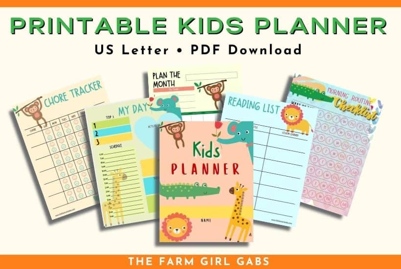 Printable Kids Planner