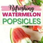 Stay hydrated and cool on a hot day with these flavorful Watermelon Pops. Made with fresh ingredients in a blender, these popsicles are delicious and naturally good for you. Watermelon Popsicles are a fresh frozen treat containing watermelon, kiwi, yogurt, and a few other ingredients. These pops get placed in the freezer until they’re cold and are perfect for consuming on a hot day.