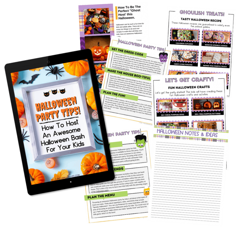 Halloween party planning ebook