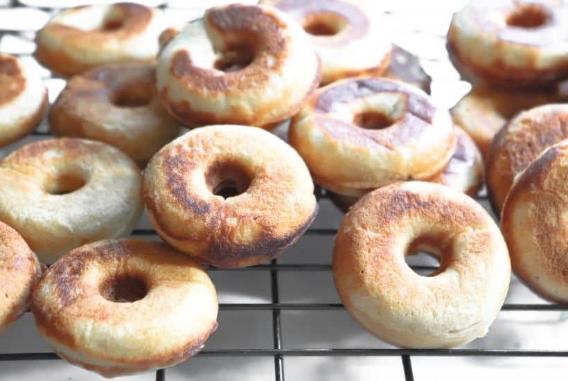 donut is full of sweet apple cider flavor and topped with a cinnamon-sugar mixture. You will love this delicious baked donuts recipe.
