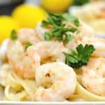 Prepare the perfect dinner with ease using this Instant Pot Shrimp Scampi recipe. Serve it over fettuccine noodles and a side salad to complete the meal. This easy instant pot recipe is a perfect weeknight meal idea. Try this easy Italian recipe.