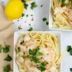 Prepare the perfect dinner with ease using this Instant Pot Shrimp Scampi recipe. Serve it over fettuccine noodles and a side salad to complete the meal. This easy instant pot recipe is a perfect weeknight meal idea. Try this easy Italian recipe.
