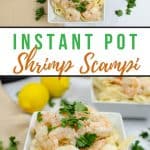 Prepare the perfect dinner with ease using this Instant Pot Shrimp Scampi recipe. Serve it over fettuccine noodles and a side salad to complete the meal. This easy instant pot recipe is a perfect weeknight meal idea. Try this easy Italian recipe.