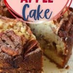 This Jewish Apple Cake recipe is moist and packed with sweet apples and cinnamon. This easy apple cake has a crunchy apple cinnamon topping. Be sure to grab a slice before it's all gone. This dairy-free Apple Cake recipe is moist and packed with sweet apples and cinnamon. This easy apple cake recipe is our family's favorite and is a delicious moist apple cake that taste's just like fall.