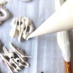 how to make Mummy Pretzels for Halloween