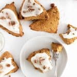 Pumpkin season calls for an easy fall baking recipe. Prepare the perfect fall-flavored Pumpkin Brown Butter Scones using simple, fresh, and flavorful ingredients. These scones are an excellent baked treat to eat for breakfast with coffee or tea. These scones are the perfect fall treat - Super flaky and perfectly spiced. Try this delicious recipe for classic pumpkin scones!