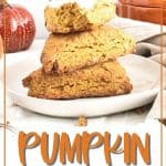Pumpkin season calls for an easy fall baking recipe. Prepare the perfect fall-flavored Pumpkin Brown Butter Scones using simple, fresh, and flavorful ingredients. These scones are an excellent baked treat to eat for breakfast with coffee or tea. These scones are the perfect fall treat - Super flaky and perfectly spiced. Try this delicious recipe for classic pumpkin scones!