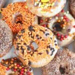 It doesn't have to be fall to enjoy these Baked Apple Cider Donuts. This no yeast baked donut is full of sweet apple cider flavor and topped with a cinnamon-sugar mixture. These easy old-fashioned baked donuts are made with simple ingredients. They are a baked and not friend. These homemade apple cider donuts are soft and moist cake-like doughnuts.