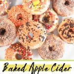 It doesn't have to be fall to enjoy these Baked Apple Cider Donuts. This no yeast baked donut is full of sweet apple cider flavor and topped with a cinnamon-sugar mixture. These easy old-fashioned baked donuts are made with simple ingredients. They are a baked and not friend. These homemade apple cider donuts are soft and moist cake-like doughnuts.