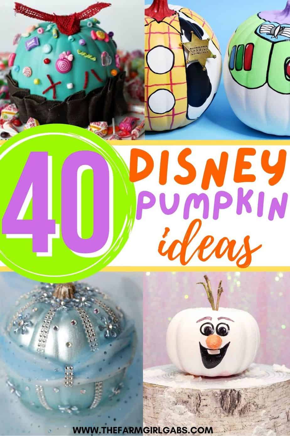 Disney Pumpkin Painting Ideas The Farm Girl Gabs   40 Disney Pumpkin Painting Ideas Pin 3 