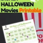 Disney Halloween movies are the ultimate treat this time of year. We've compiled a list for 30 Disney Movies for families to watch this October. Grab some popcorn and plan the Ultimate Disney movie night with your family. Scroll down for a free printable Disney movie guide too.
