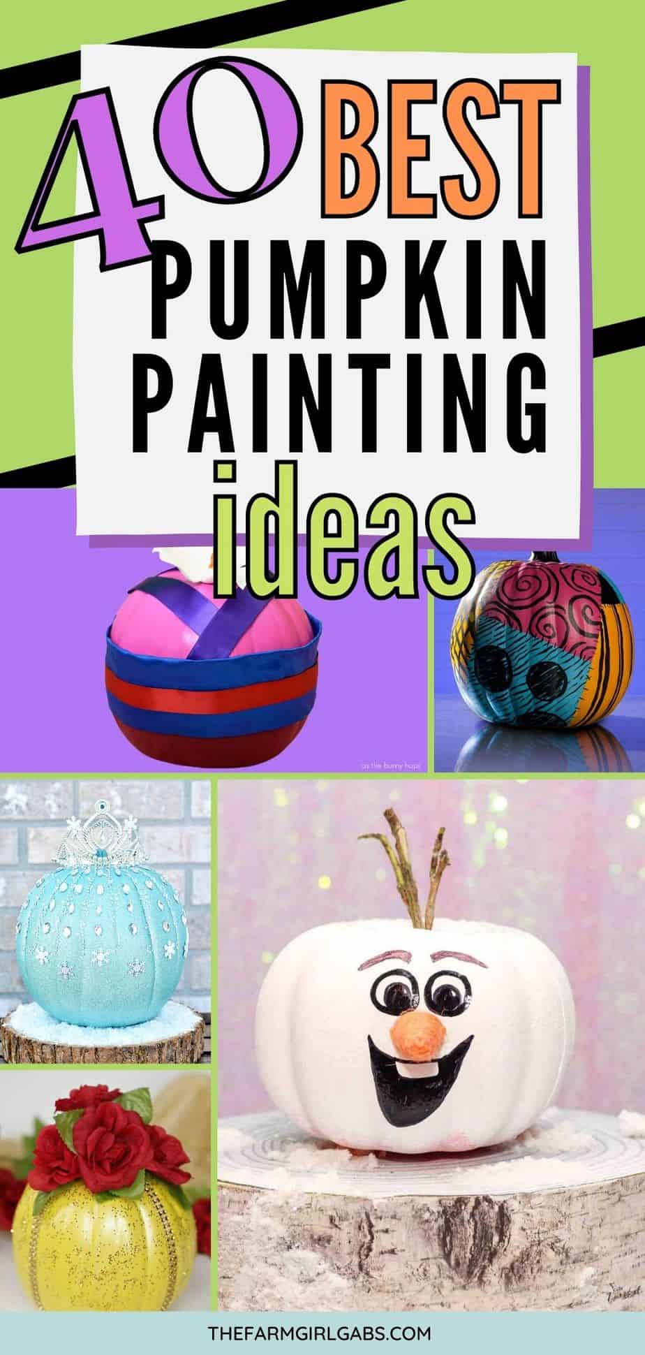 Disney Pumpkin Painting Ideas The Farm Girl Gabs 