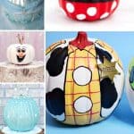 Bippity boppity boo! Halloween is just around the corner. These DIY Disney Pumpkin Painting Ideas are fun projects to add to your Halloween Decorations. These Disney-themed pumpkins are fun for young kids, old kids and kids of all ages. From Disney Princesses to Disney Villians to Star Wars, you will definitely find your favorite Character in this Disney Painted Pumpkins collection. These no-carve pumpkin ideas are fun for the entire family. Which one of these Disney pumpkins will you make ?