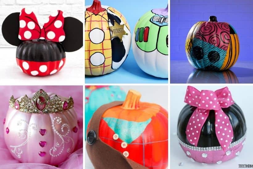 Disney Pumpkin Painting Ideas The Farm Girl Gabs 