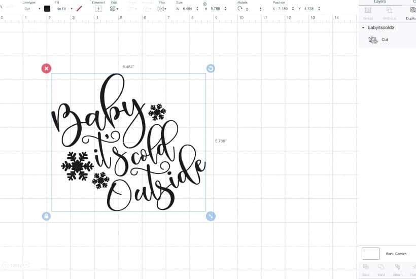 Make a decorative piece to hang in your home with this easy winter craft idea. Make a DIY Farmhouse Winter Door Hanging Sign that will add a special touch to any room in the home. This Christmas Cricut craft is a great project to make. It can be left up long after Christmas is over. Be sure to download the FREE SVG file