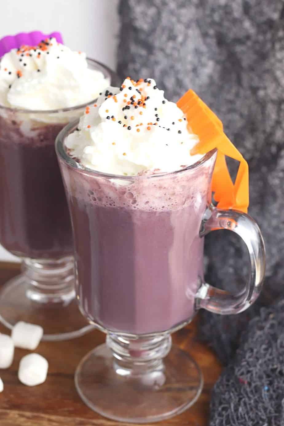 ouble. This delightful brew will warm you up for Halloween. Whip up a batch of this Slow Cooker Hot Chocolate this Halloween.