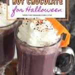 ouble. This delightful brew will warm you up for Halloween. Whip up a batch of this Slow Cooker Hot Chocolate this Halloween.