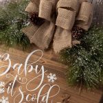 Make a decorative piece to hang in your home with this easy winter craft idea. Make a DIY Farmhouse Winter Sign that will add a special touch to any room in the home. This Christmas Cricut craft is a great project to make. It can be left up long after Christmas is over. Be sure to download the FREE SVG file - Baby It's Cold Outside too. Hang this sign on your entryway door or on a wall in your home.