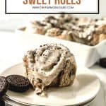 Oreo sticky buns are perfect for a quick breakfast or a sweet and delicious dessert. And they have Oreos in the recipe so what's not to love about them? Sticky buns are such a classic treat for breakfast or dessert. If you’re a fan of Oreo cookies, you’re going to love these Oreo Sticky Buns. This easy OREO sweet roll recipe is full of sweet flavor with a chocolate twist, making them an incredible dessert to serve after dinner.