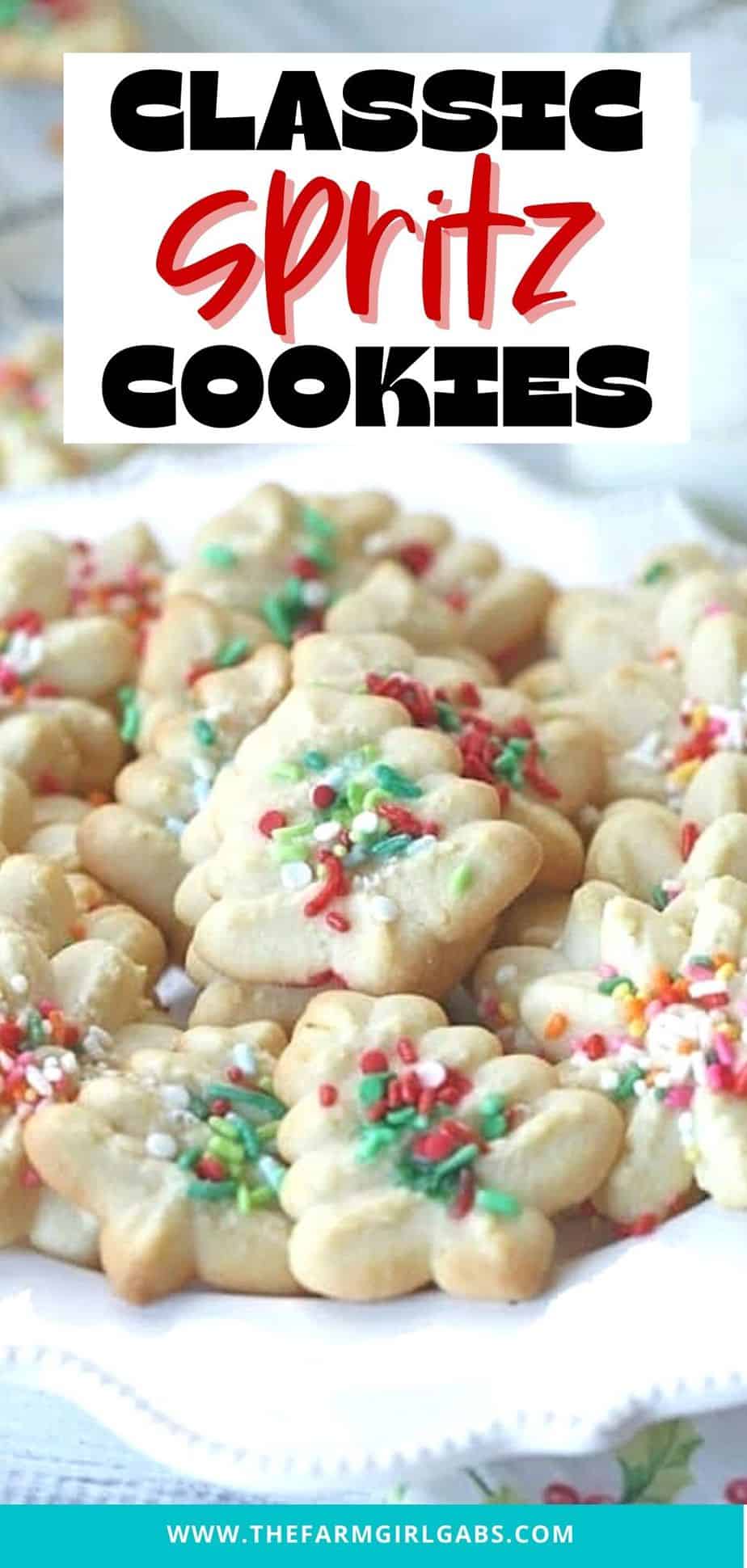 classic spritz cookies pin
