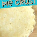 The perfect pie recipe starts with the perfect pie crust. This no-fail Pie Crust Recipe is super easy and delectably flaky. With only seven pantry staples needed for this easy dessert recipe, you will have a delicious pie for dessert ready in no time.