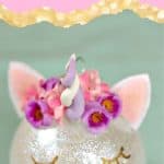 This magical Unicorn Christmas Ornament is an easy DIY ornament to make for your Christmas tree this year! Kids will enjoy making this homemade ornament.