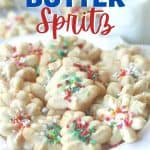 Classic homemade butter spritz cookies