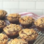 Easy, simple and perfect for the holiday season. These Gingerbread Streusel Muffins are a perfect easy muffin recipe to celebrate the upcoming holiday season. This easy muffin recipe is a delicious grab-and-go breakfast or snack idea.