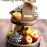Fall is finally here, which means that all of those fun fall crafts are finally here. One craft that anyone would love to do this fall is this fall farmers' market cutting board.