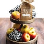 Fall is finally here, which means that all of those fun fall crafts are finally here. One craft that anyone would love to do this fall is this fall farmers' market cutting board.