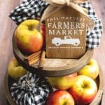Fall is finally here, which means that all of those fun fall crafts are finally here. One craft that anyone would love to do this fall is this fall farmers' market cutting board.