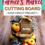 Fall is finally here, which means that all of those fun fall crafts are finally here. One craft that anyone would love to do this fall is this fall farmers' market cutting board.