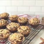 Easy, simple and perfect for the holiday season. These Gingerbread Streusel Muffins are a perfect easy muffin recipe to celebrate the upcoming holiday season. This easy muffin recipe is a delicious grab-and-go breakfast or snack idea.