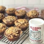 Easy, simple and perfect for the holiday season. These Gingerbread Streusel Muffins are a perfect easy muffin recipe to celebrate the upcoming holiday season. This easy muffin recipe is a delicious grab-and-go breakfast or snack idea.