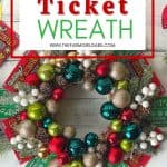 Deck the halls this holiday season with this DIY NJ Lottery ticket Christmas wreath. This unique ornament wreath is a great gift idea for friends and family too. What a perfect way to share some luck this holiday season.