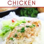 Easily prepare a flavorful entree with this delicious Smothered Chicken recipe. The chicken is juicy, tender, and will melt in your mouth with each bite you take. This easy chicken recipe is perfect for a quick weeknight meal for the family. Add this classic chicken recipe to your weekly meal plan.