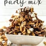 Easily make the perfect snack to enjoy while on the go or when hosting gatherings with loved ones. This S’mores Party Mix tastes great and is easy to prepare within minutes. This easy recipe also makes a great homemade holiday gift idea to give to family and friends.